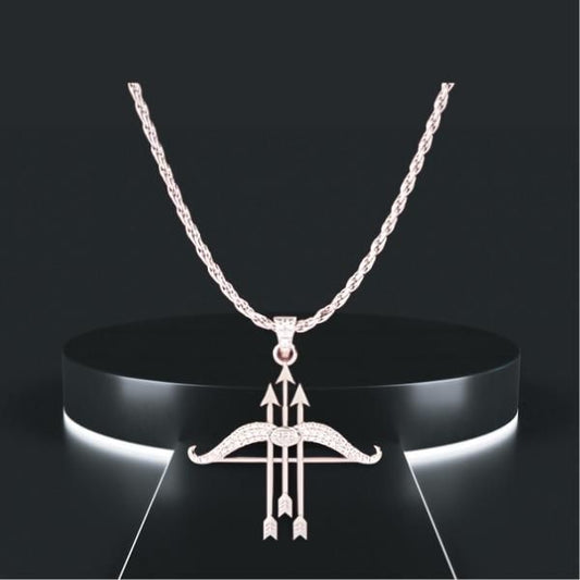 🏹 Ram Dhanush Silver Pendant Chain